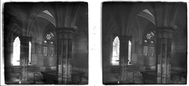Interior de la sala capitular del Monasterio de Piedra