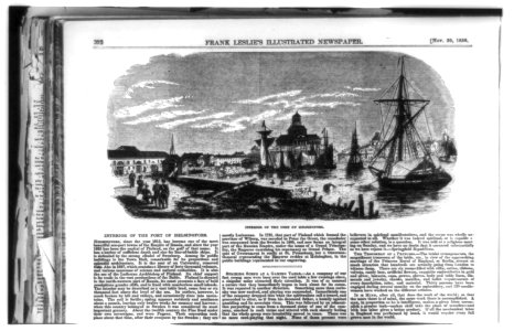 Interior of the Port of Helsingfors (harbor secne, Helsinki, Finland) LCCN99614047