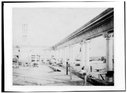Interior of the Woman's Building at the World's Columbian Exposition, under construction LCCN91793092