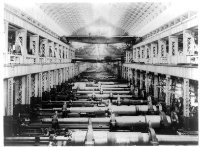 Interior of U.S. gun shop, Washington Navy Yard LCCN96507333