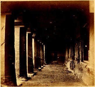 Interior of Verandah, Cave No. 4—Ajunta