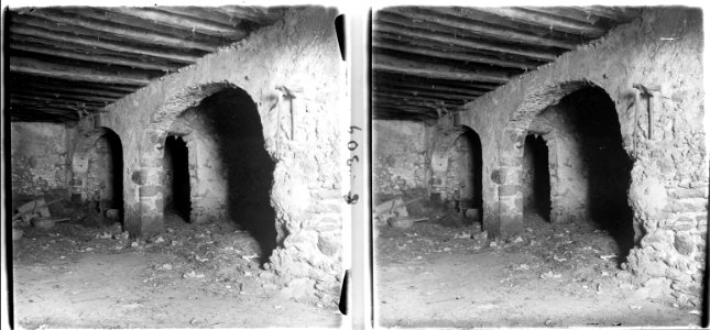 Interior del mas Casas d'Hospitalet de l'Infant