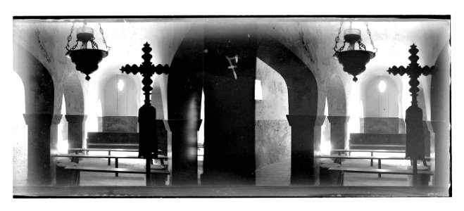 Interior de l’església de Santa Maria de la Tossa de Montbui (Vdr-24 7)