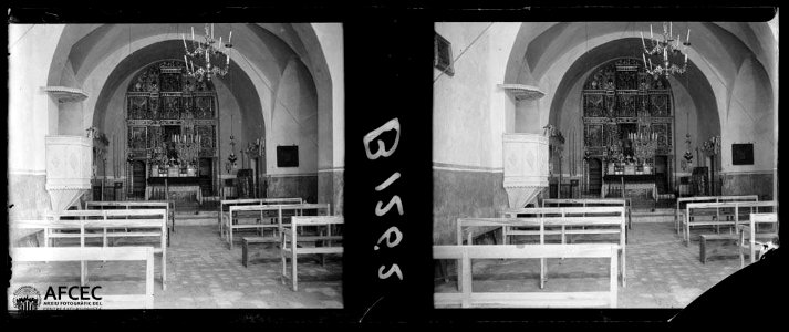Interior del santuari de Santa María de Bastanist