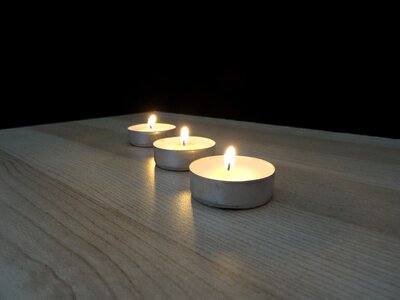 Tranquil flame relaxation photo