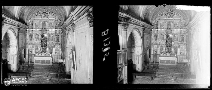 Interior del santuari del Gresolet