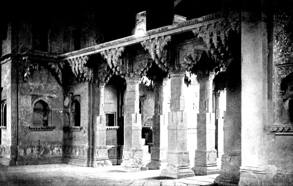 Interior Of A Temple To Vishnu (Brindaban)