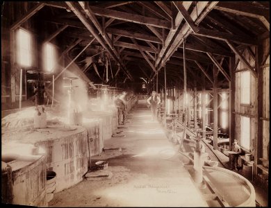 Interior view of the mill at Marysville Montana by Carleton E Watkins photo
