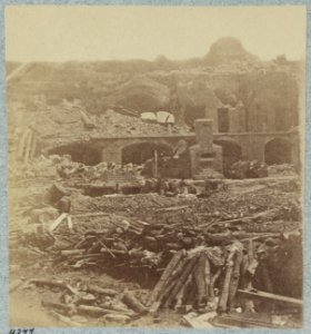 Interior Views of Fort Sumter, Charleston, S.C. taken by a Confederate photographer in 1864 (i.e. 1863) LCCN2013651644