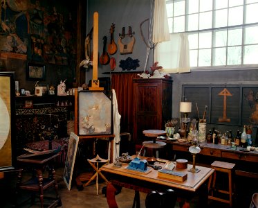 Interiör från Julius Kronbergs ateljé - Hallwylska museet - 22406