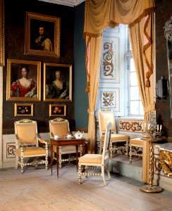 Interiör. Gula förmaket - Skoklosters slott - 13846