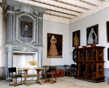 Interiör. Gästrumsvåningen. Magdeburg - Skoklosters slott - 64786