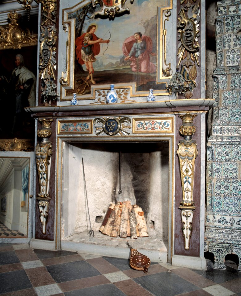 Interiör. Kungssalen. Spis - Skoklosters slott - 48087