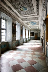 Interiör. Omgången vån 2. Stående - Skoklosters slott - 87262