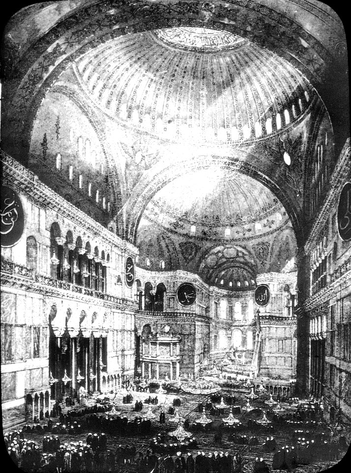 Interior of St Sophia. 1903