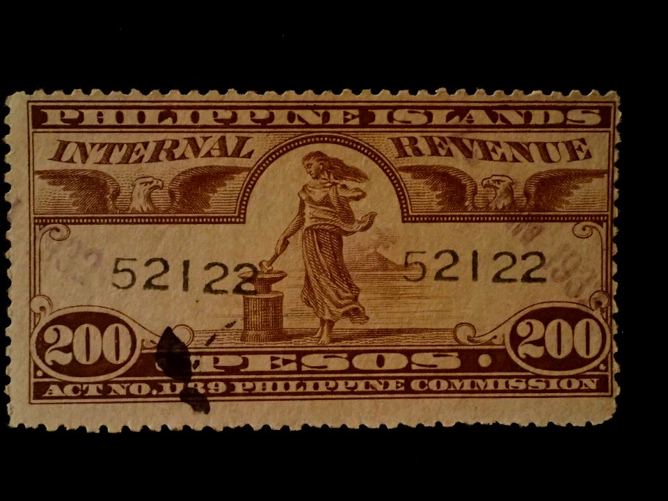 Internal Revenue Stamps of the Philippine Island 1930-1937 16