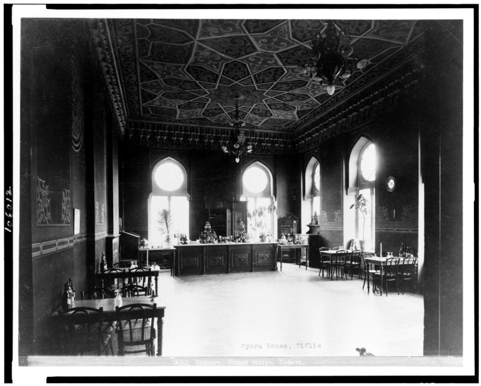 Interior of the café in the opera house, Tʻbilisi, Georgia (Republic) LCCN92519136