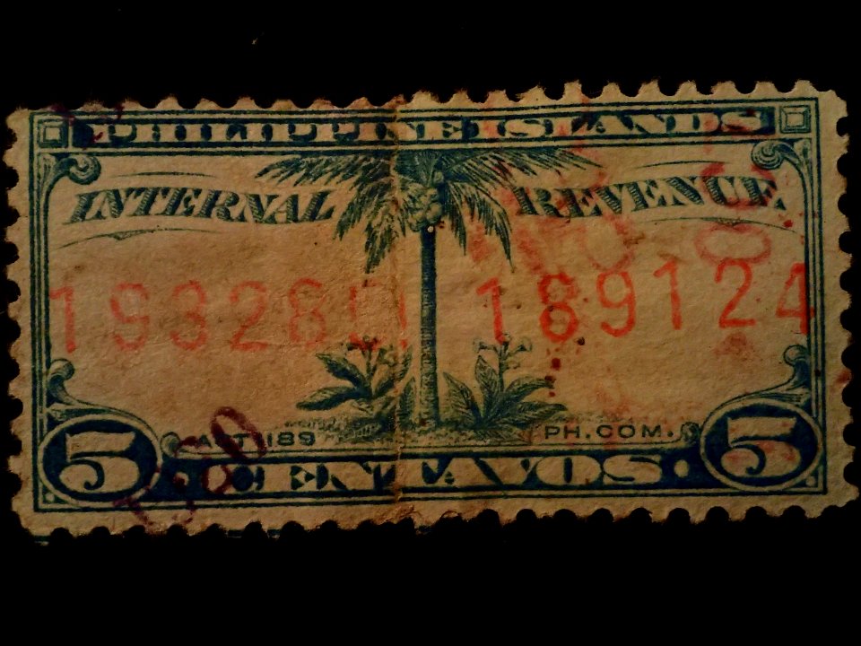 Internal Revenue Stamps Philippine Islands 1905-1928 18