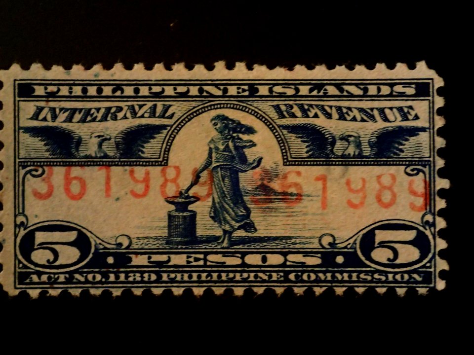 Internal Revenue Stamps Philippine Islands 1905-1928 22