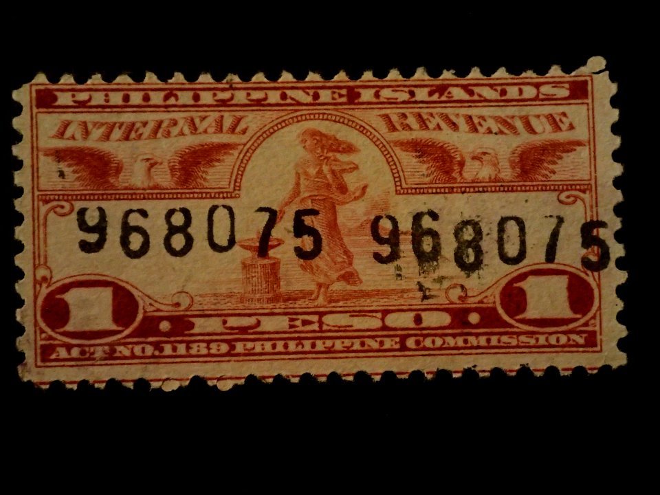 Internal Revenue Stamps Philippine Islands 1905-1928 12