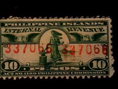 Internal Revenue Stamps Philippine Islands 1905-1928 20