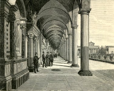 Interno del Cimitero di Campo Verano