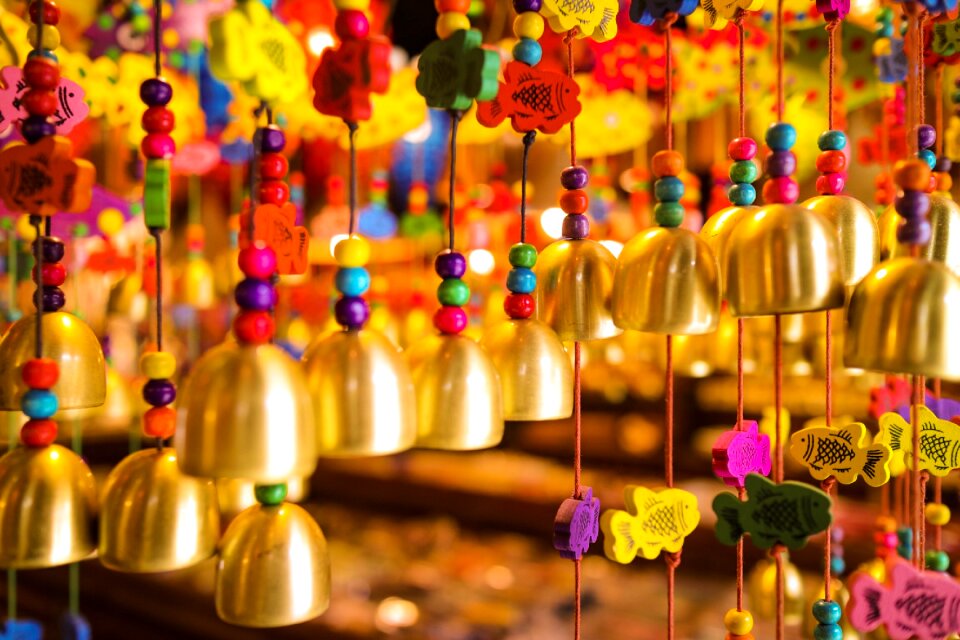 Bell pendant ethnic ornaments
