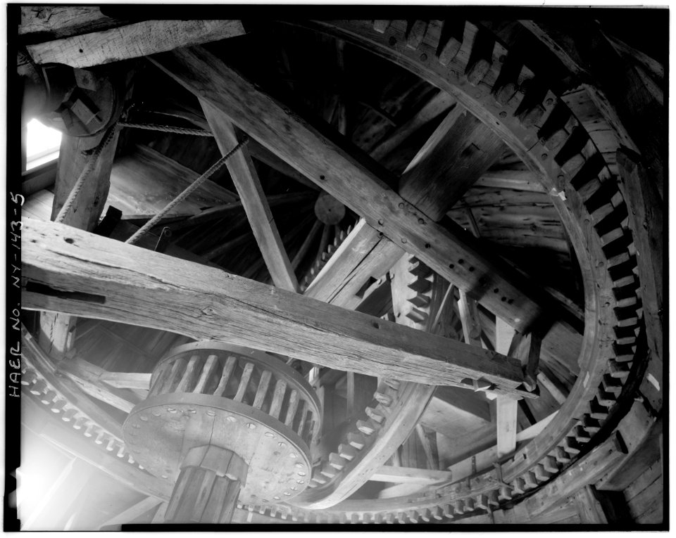 Interior view Pantigo Windmill East Hampton Suffolk County New York