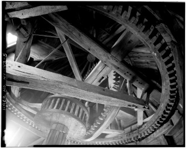 Interior view Pantigo Windmill East Hampton Suffolk County New York