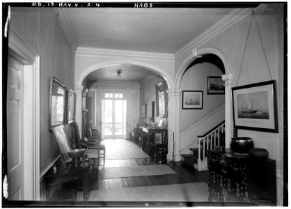 Interior view of Sion Hill, Havre de Grace, MD