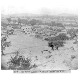 Ione City, Amador County-from the East LCCN2002722241