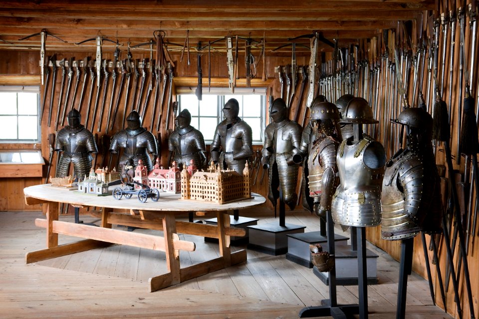 Interiör. Wrangels rustkammare - Skoklosters slott - 87277