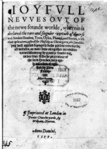 Ioyfull nevves out of the newe founde worlde ... LCCN2005692100