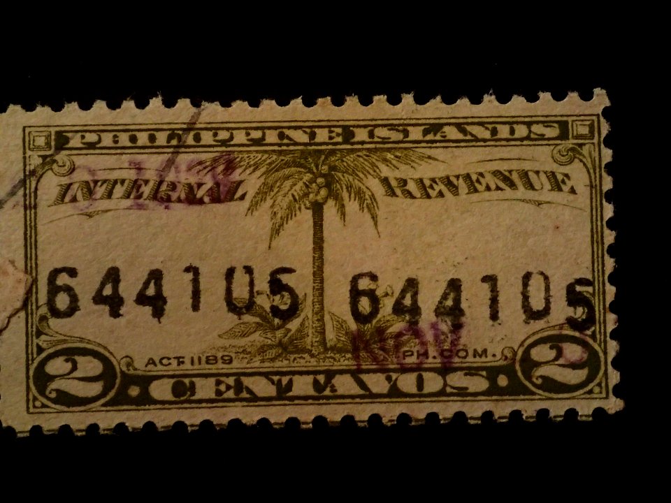 Internal Revenue Stamps Philippine Islands 1905-1928 13