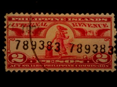Internal Revenue Stamps Philippine Islands 1905-1928 21