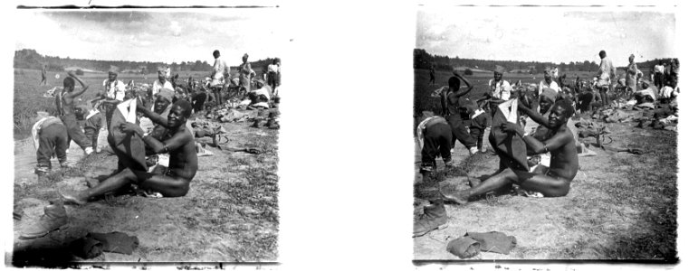 Ippécourt. Sénégalais - Fonds Berthelé - 49Fi669