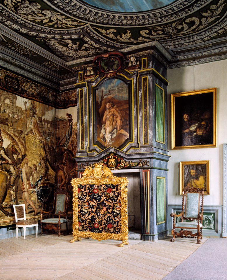 Interiör. Gästrumsvåningen. Middelburg - Skoklosters slott - 30545