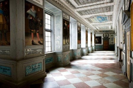 Interiör. Omgången vån 2. Liggande - Skoklosters slott - 87263