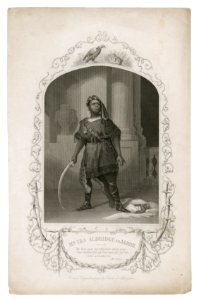 Ira Aldridge as Aaron in Titus Andronicus - original