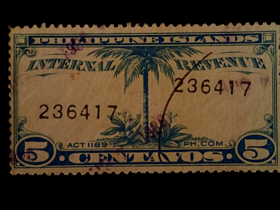 Internal Revenue Stamps of the Philippine Island 1930-1937 11