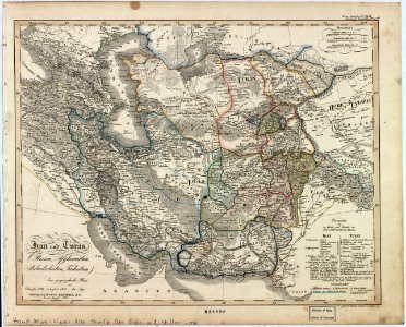 Iran und Turan Persien, Afghanistan, Biludschistan, Turkestan eine geographische Skizze