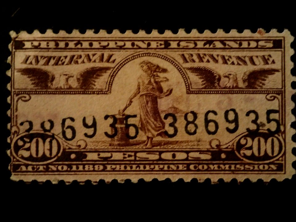 Internal Revenue Stamps Philippine Islands 1905-1928 23