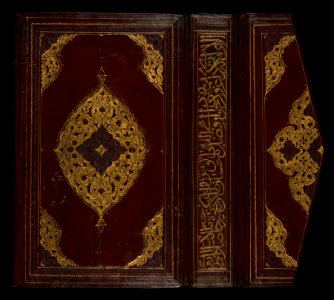 Iranian - Binding from Compendium of Medicine - Walters W595binding - Bottom Exterior Open photo