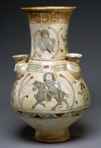 Iranian - Flower Vase with Horsemen - Walters 481278 - Profile (cropped)