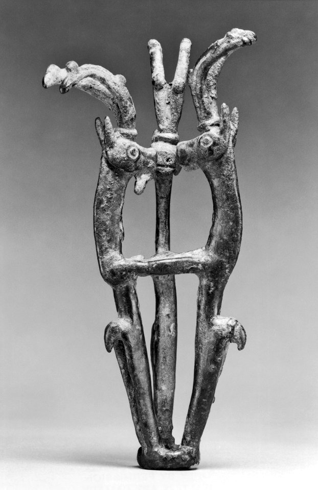 Iranian - Finial with Three Goats - Walters 542582