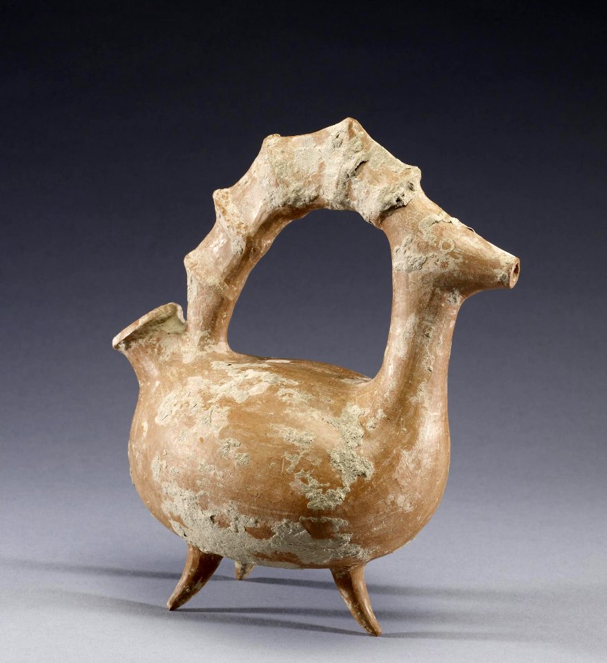 Iranian - Ibex-Shaped Vessel - Walters 482228 - Three Quarter Right