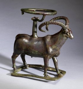 Iranian - Stand in the Shape of an Ibex - Walters 542328 - Three Quarter Right