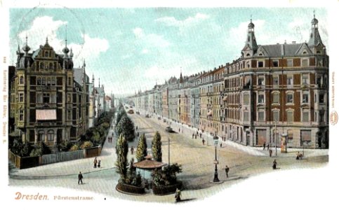 Intersección fürstenallee holbeinstraße bella época dresde