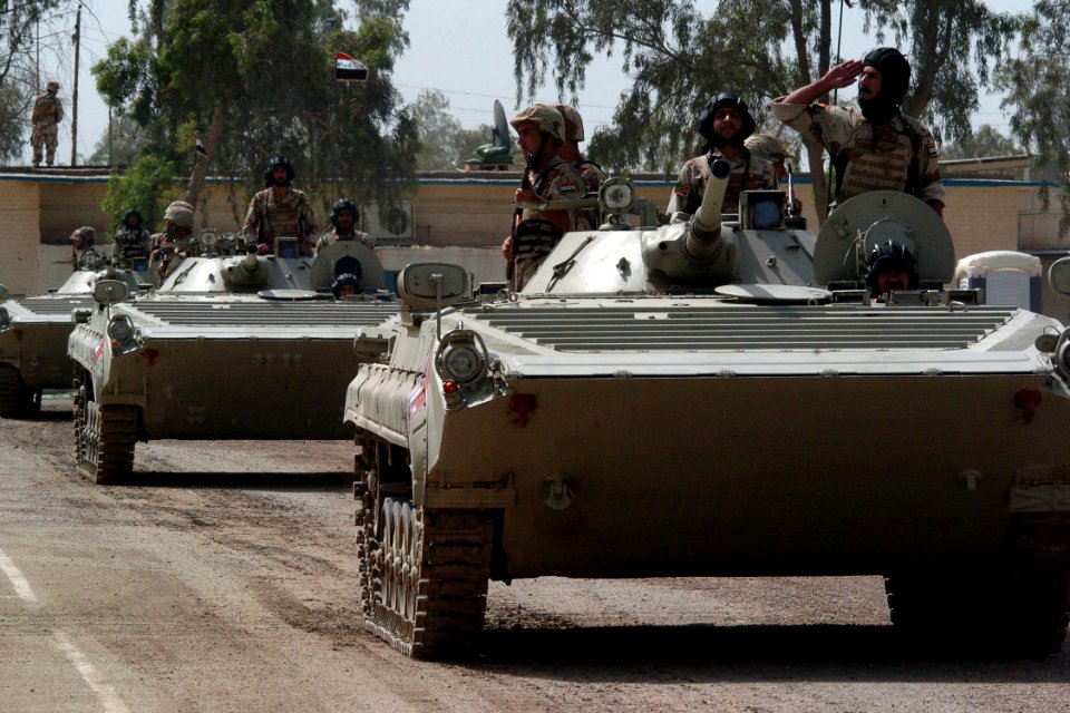 Iraqi BMPs of the 9th Mechanized Division