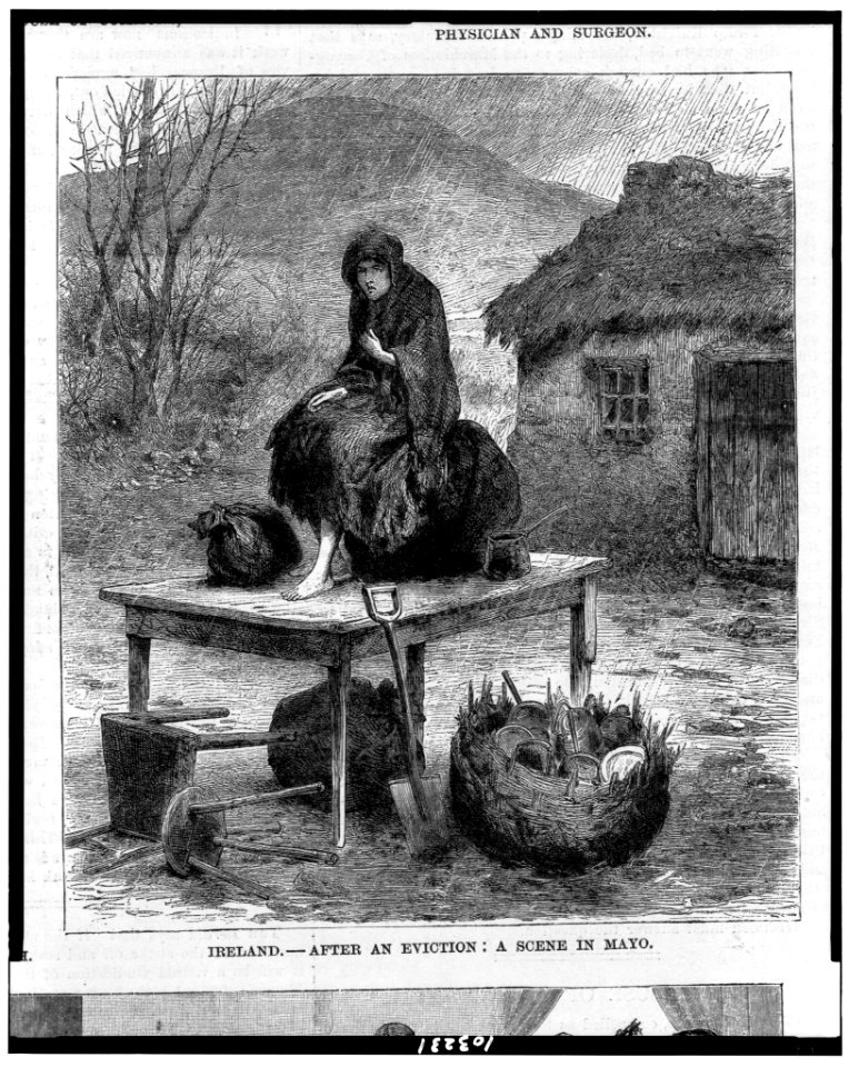 Ireland. After an eviction- a scene in Mayo LCCN91732037